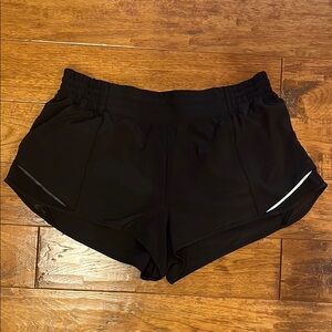 Lululemon Black Hotty Hot Shorts